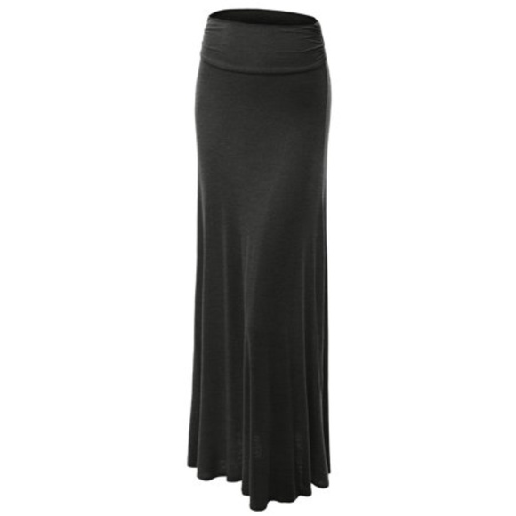 Body Central Dresses & Skirts - Body Central Black Maxi Skirt Small